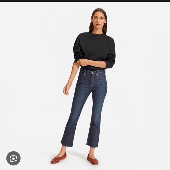 Everlane Kick Crop Jean / Slim Boot Cut Jean - Picture 2 of 4